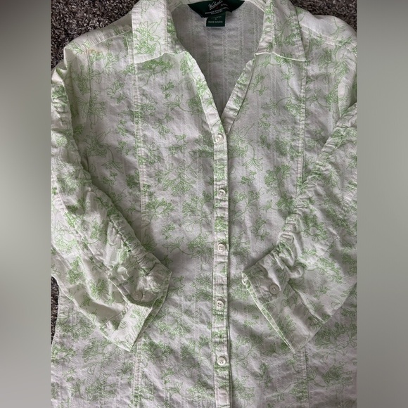 5/$25 Woolrich women’s 100% cotton button up blouse  size small - Picture 7 of 11